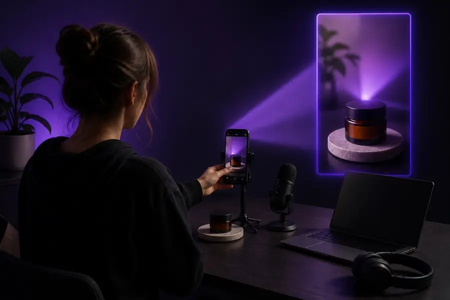 Free video workflow with script, visuals, and voiceover